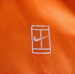 Vintage κοντομάνικη μπλούζα Nike Tennis μεταχειρισμένη, πορτοκαλί, μέγεθος Small