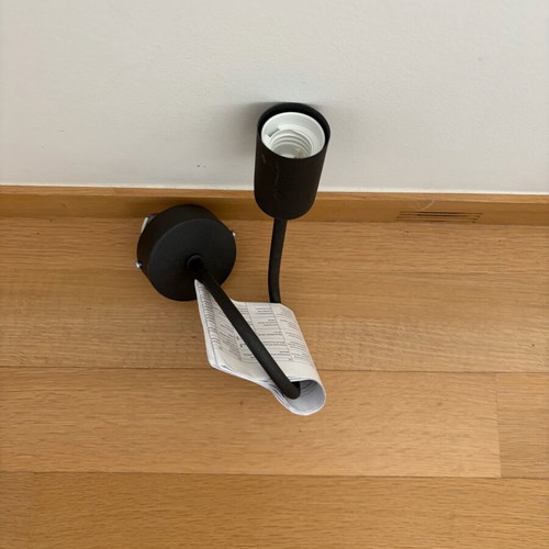 Black wall light new