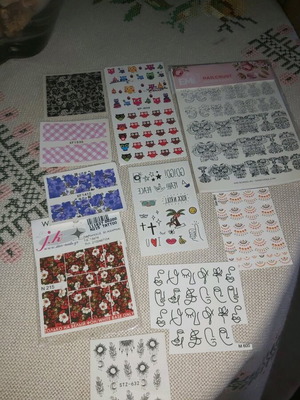 Nail sticker tattoos new, various designs