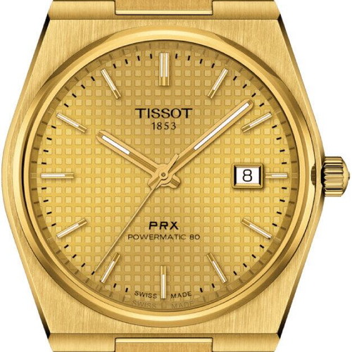 Tissot PRX Powermatic 80 gold men's watch