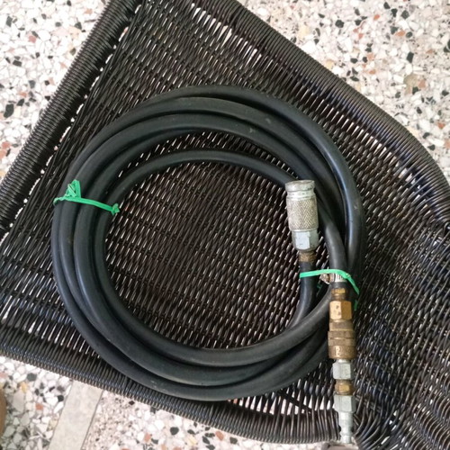 Air hose like new, black cable for air drills