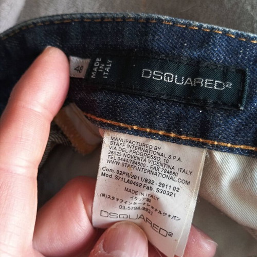 Dsquared2 Archive 2011 Dean Goes Hiking Jeans size IT48 like new, blue