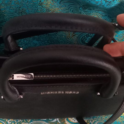 Michael Kors Selma leather handbag, medium size, black