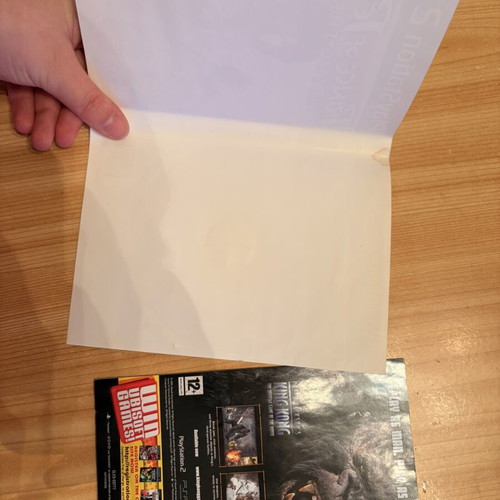 Prince of Persia The Two Thrones PS2 cover and manual like new