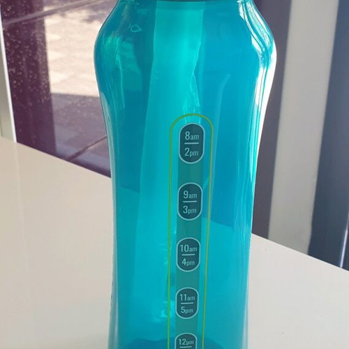 AquaVibe 1.2 l bottle new with straw and hydration markers
