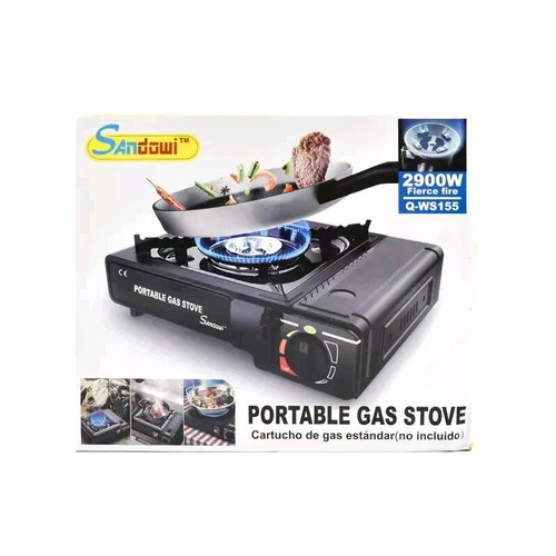 Portable gas stove 2900W Andowl Q-WS155 black new