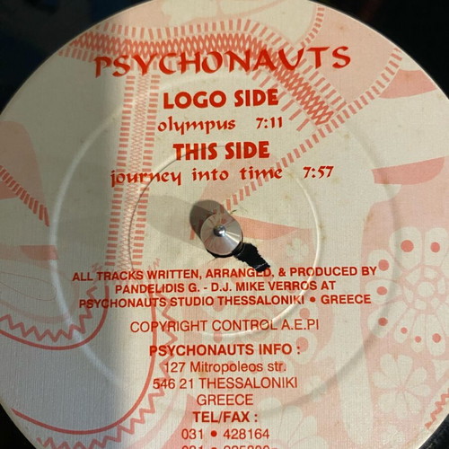 Psychonauts Goa Trance vinyl record used