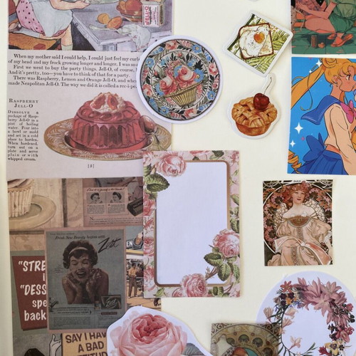 Stickers and scrapbook paper pack new, 40 pcs