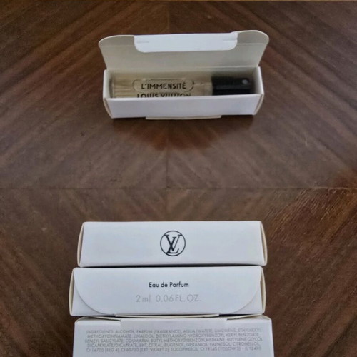 Louis Vuitton l'immensité tester 4 pieces 8mL new