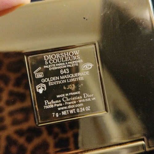 Dior Eyeshadow Limited Edition 643 Golden Masquerade like new