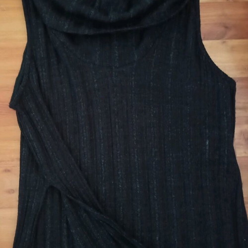 4tailors sleeveless dress medium gray anthracite like new