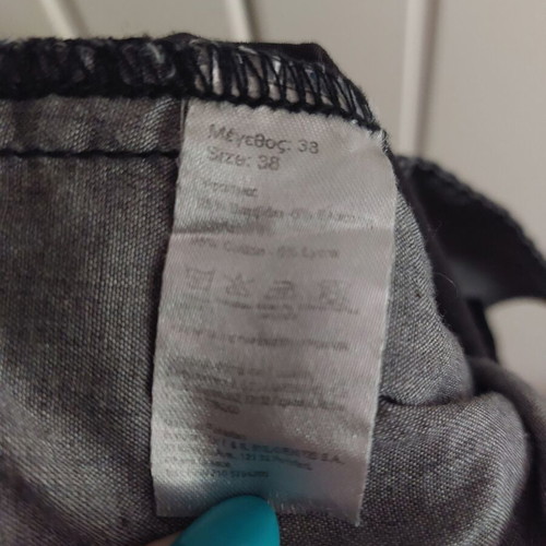 Black shorts size M 38 like new, cotton blend