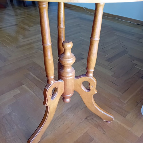 Wooden side table like new