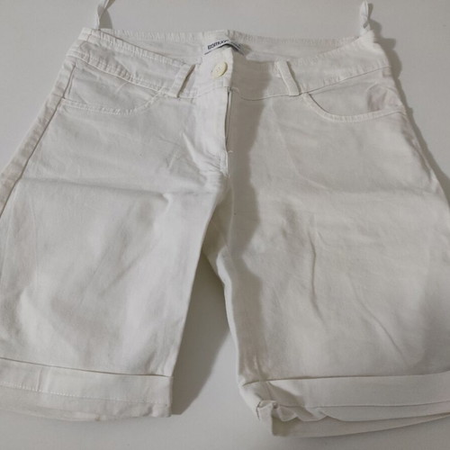 Positivo women's cotton shorts S white like new