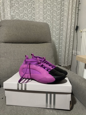 Adidas Harden Volume 8 Purple Burst sneakers like new, size 43
