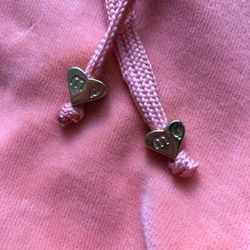 Mymoo pink-coral velour tracksuit like new, size M/L