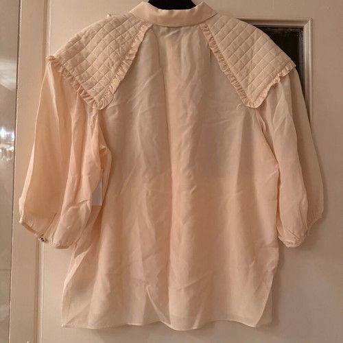 Joie Silk Shirt new, size Large, beige