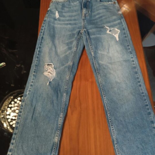 Zara girls' jeans size 158 cm, age 13-14, blue
