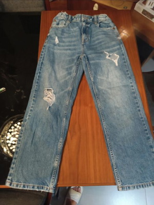 Zara girls' jeans size 158 cm, age 13-14, blue