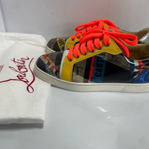 Christian Louboutin leather sneakers multicolor like new, size 37