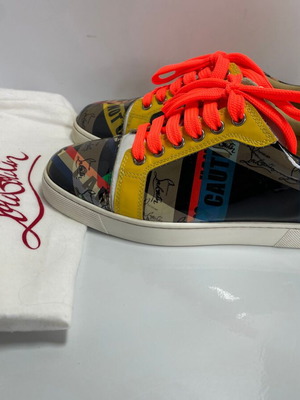 Christian Louboutin δερμάτινα αθλητικά παπούτσια πολύχρωμα σαν καινούργια, μέγεθος 37