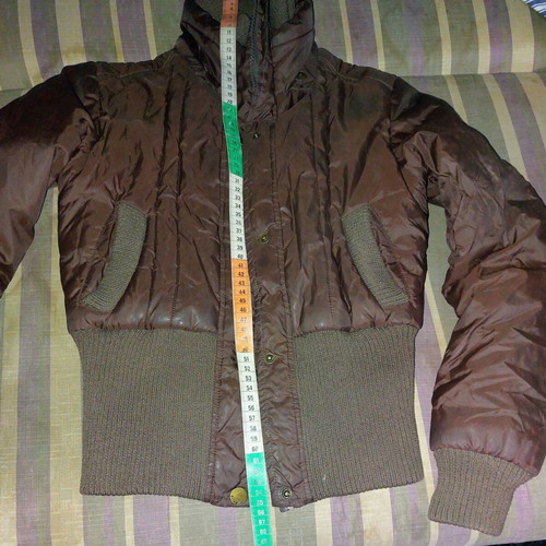 Bomber Blind Date Casual brown puffer jacket size XS like new