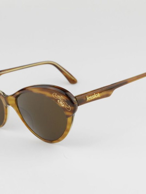 Jessica Sunglasses New Vintage Originals 80s, authentic, brown tortoise