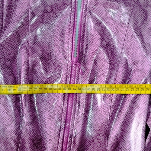 Zara lightweight snake print jacket pink-purple like new, size S