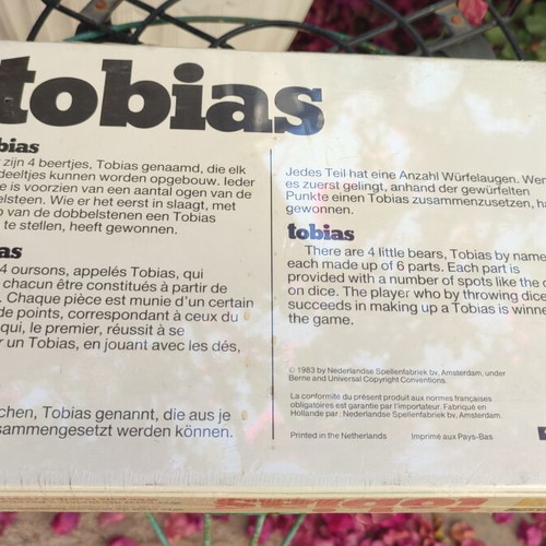 Tobias board game Papita vintage 1983 sealed