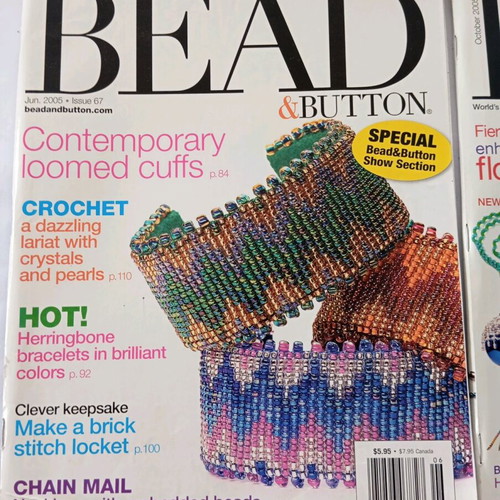 Bead magazines like new, pack of 4 issues