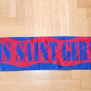 Paris Saint Germain scarf double-sided used, authentic 90s football