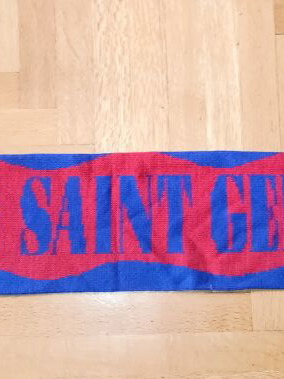 Paris Saint Germain scarf double-sided used, authentic 90s football