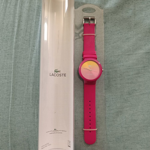 Lacoste women's watch new, pink