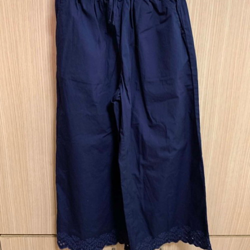 H&M summer trousers with embroidery, size 134, new