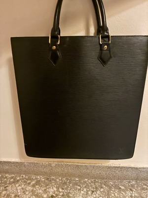 Louis Vuitton Laptop Tote bag hand-held like new, black Epi Leather M52742
