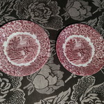 British Anchor Ironstone Memory Line plates like new, set of 6