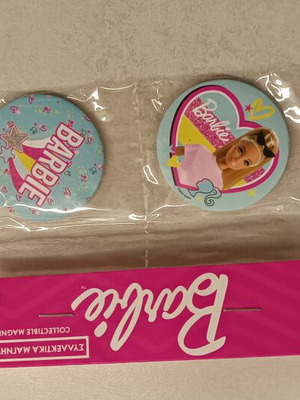 Barbie magnetic buttons new