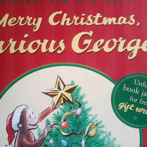 Curious George Marry Christmas children's book new in English