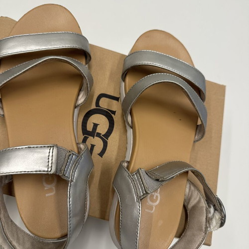 Ugg Australia sandals size 37 silver like new