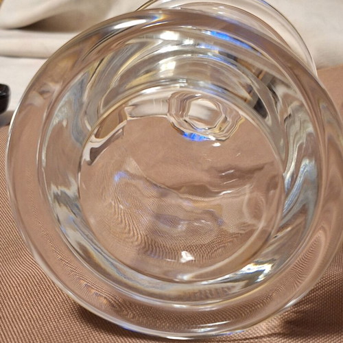 NAXMAN crystal bottle like new, 1684g, 30cm tall with stopper