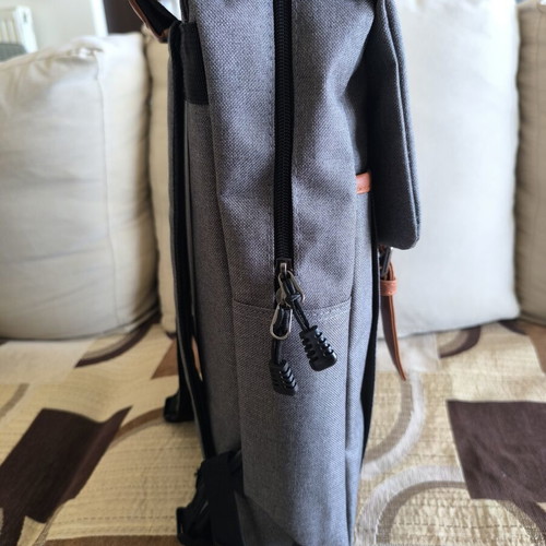 Backpack new with laptop compartment, gray