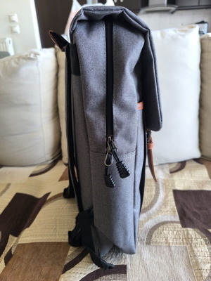Backpack new with laptop compartment, gray