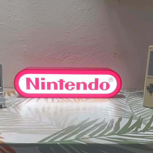 Nintendo light sign new