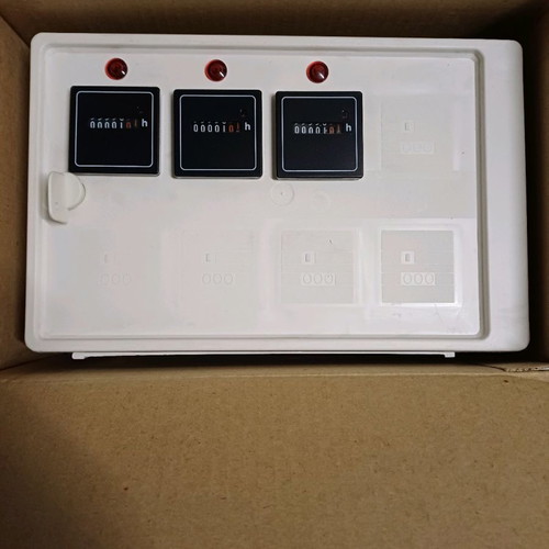 Jes hour meter panel for 3 apartments unused