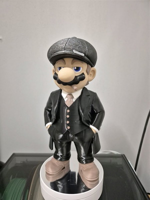 Super Mario x Thomas Shelby figure from Peaky Blinders like new, 27 cm tall