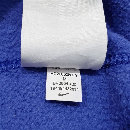 Nike BV2654 NSW Club Hoodie men's sweatshirt, blue, size M