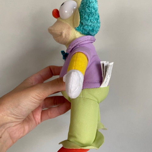 Krusty the Clown plush toy used, The Simpsons 2013, 22 cm