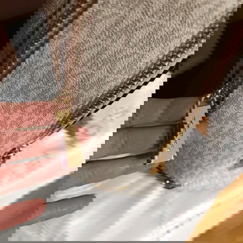 Michael Kors Rhea Zip Πλάτης καινούργιο, vanilla μπεζ και χρυσαφί