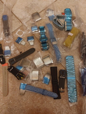 Watch Straps and Bracelets like new, assorted styles and materials
