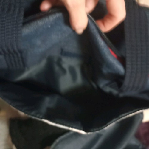 Baby outing bag used with many compartments and changing mat